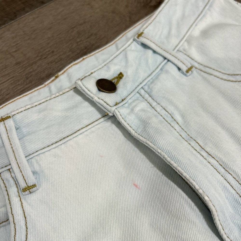 Enza Costa slouchy straight leg jeans in bleach - Picture 5 of 8